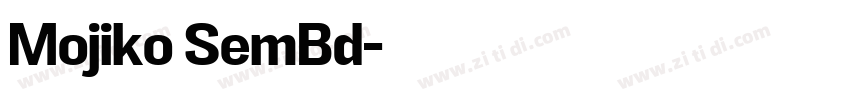 Mojiko SemBd字体转换